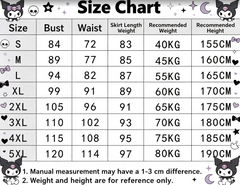 Kuromi Maid Cosplay Costume,Custom Size for Halloween Comic‑Con