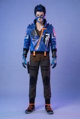 Yoru Cosplay Costume from VALORANT – Full Set with Mask, Gloves & Accessories - Halloweez