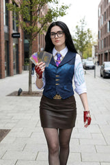 Valorant Genderbent Chamber Cosplay Costume Full Set | Stylish Female Chambourne Outfit - Halloweez