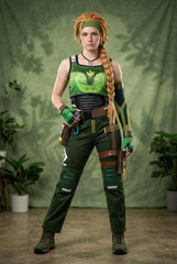 Valorant Skye Cosplay Costume Full Set | Premium Agent Outfit - Halloweez