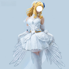 LOL Lux Crystal Rose Cosplay, Custom Game Outfit for Halloween & Comic Con