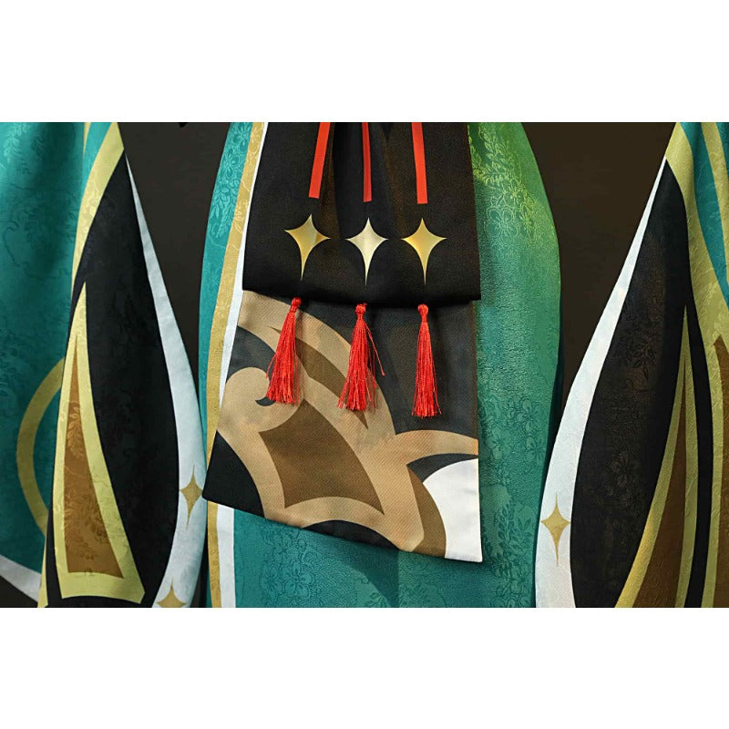 Halloweez Genshin Impact Ms Hina/Gorou Cosplay Costume for Halloween Carnival