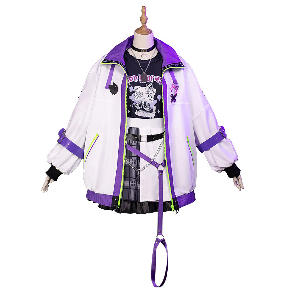 hololive vtuber Shion Murasaki E-sports Style Anime Cosplay Costume for Women - Halloweez