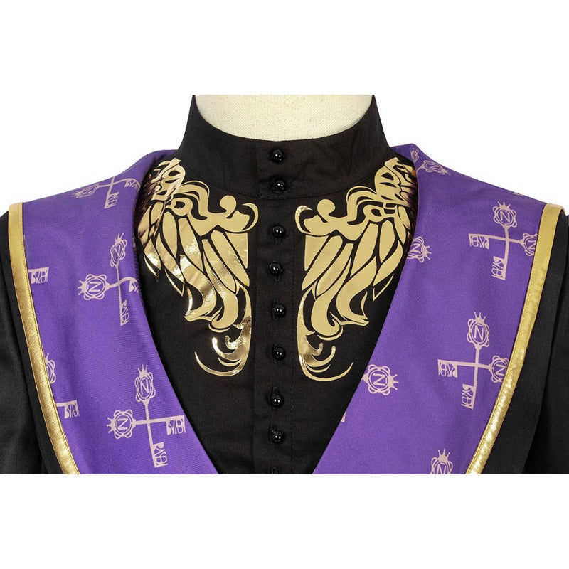 Disfraz de cosplay de Halloween: vestido de ceremonia Twisted Wonderland, conjunto completo, talla XL para adultos