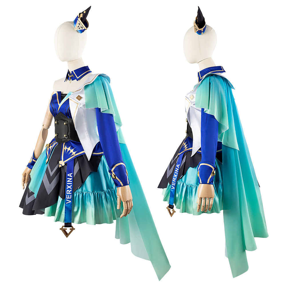 Pretty Derby Verxina Anime Cosplay Cape Women's Set - Uma Musume Cosplay Costume - Halloweez