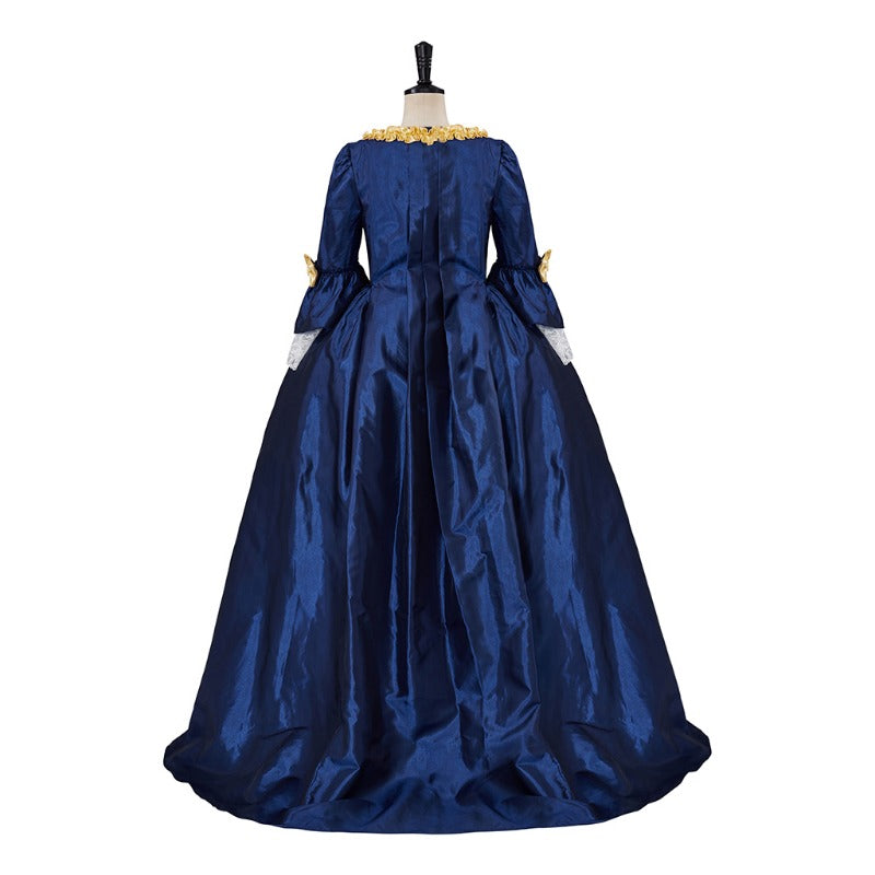 Halloweez Queen Marie Antoinette Inspired Rococo Ball Gown - Authentic 18th Century Victorian Dress Costume for Women