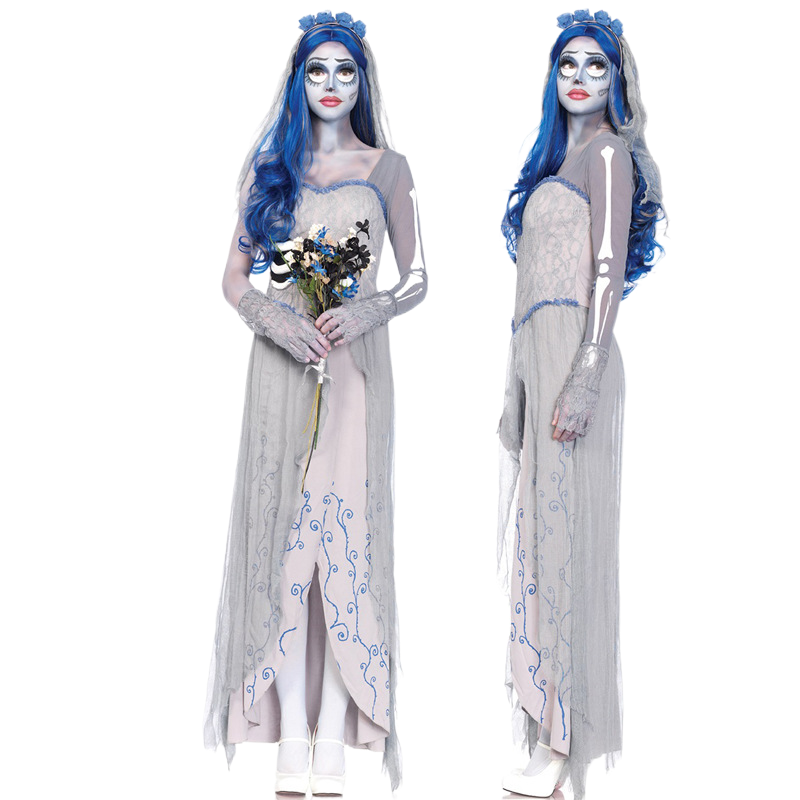 New Halloween Costume – Horror Ghost Bride Dress, Zombie Outfit for Cosplay, Themed Parties & Performances - Halloweez