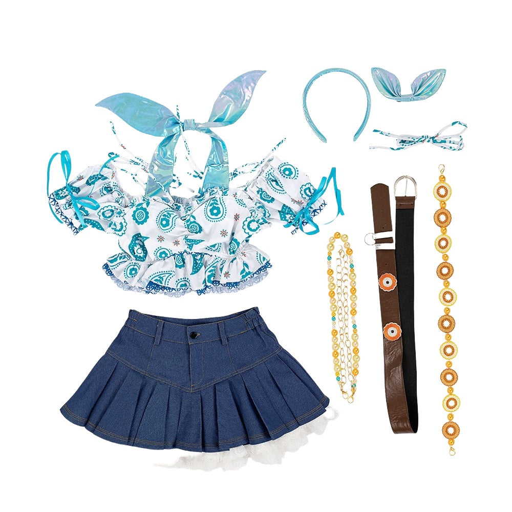 LoveLive Nijigasaki High School Idol Club Rurino Osawa Megumi Fujishima Summer Girl Outfit Cosplay Costume - Halloweez
