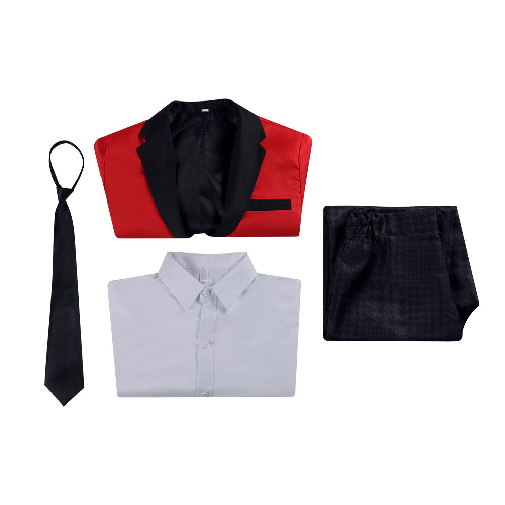 Kakegurui Suzui Ryouta and Manyuda Kaede Cosplay Costume DK Uniform Anime Role Play
