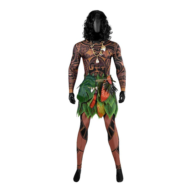 Costume d'Halloween Moana Maui - Costume de cosplay parfait pour adultes et enfants