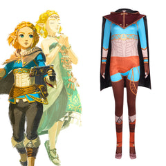 Zelda cosplay costume Breath of the Wild Princess Zelda cos Halloween role play costume - Halloweez