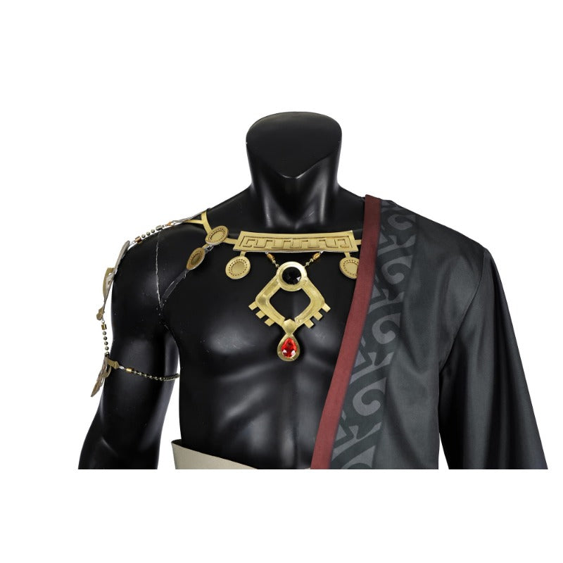 Halloweez Ganondorf Tears of the Kingdom Cosplay Costume Set for Men - Ultimate Halloween Carnival Look