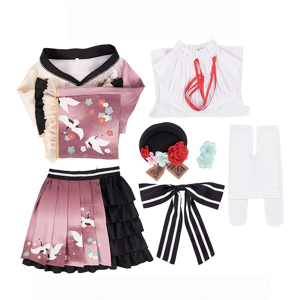 Project Sekai Akiyama Mizuki Cosplay Costume Anime Japanese Kimono Outfit - Halloweez