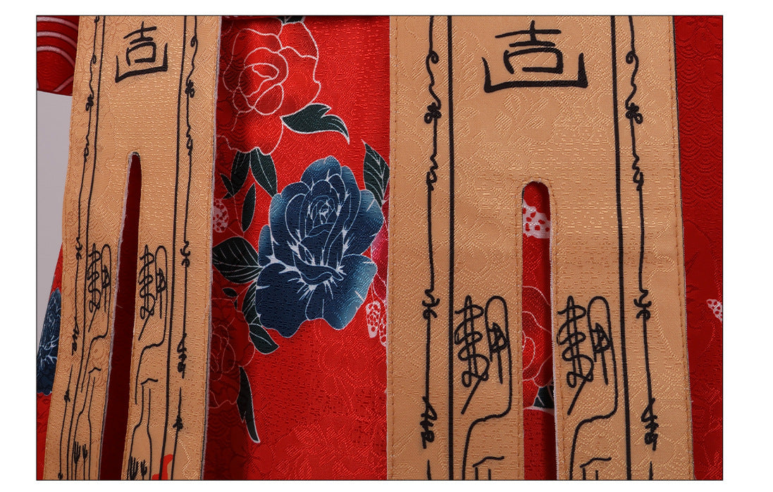 Fifth Personality cos Paper Bride Linkage 2D Anime Costume Halloween Ghost Bride Cosplay Costume Full Set - Halloweez