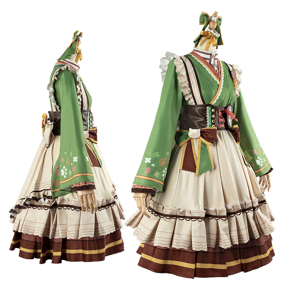 Manhattan Cafe Racing Outfit Anime Cosplay Dress for Uma Musume Pretty Derby Fans - Halloweez