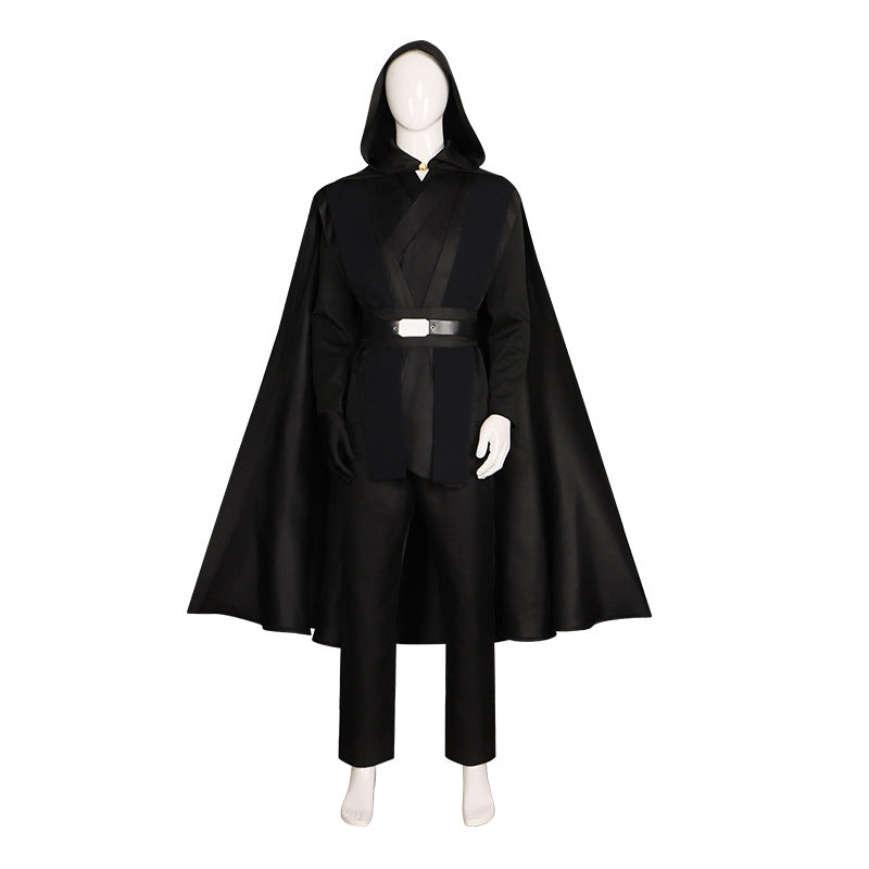 Star Wars Mandalorian Luke Skywalker Jedi Robe Cosplay Costume - Halloweez