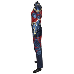 Halloweez Avengers 4 Endgame Captain Marvel Jumpsuit Cosplay Costume with Shoes