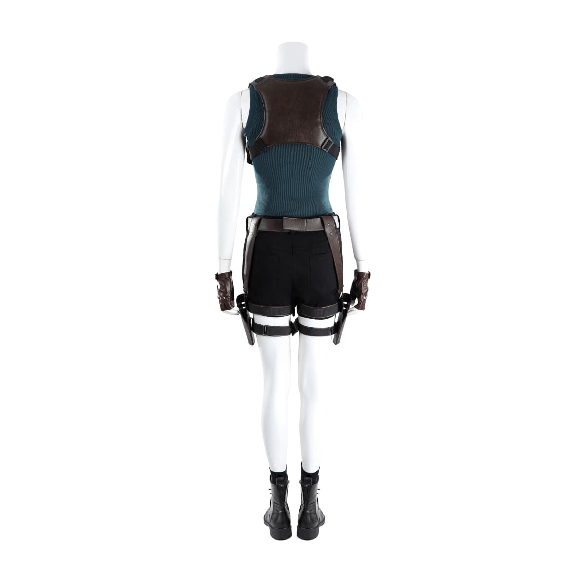 Tomb Raider Live Action Series Lara Croft Full Set Cosplay Costume, Complete Outfit for Cos Party & Halloween - Halloweez