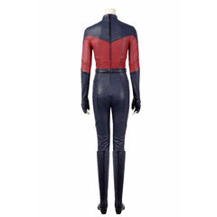 Halloweez Captain Marvel 2 Carol Danvers Leather Cosplay Costume for Halloween