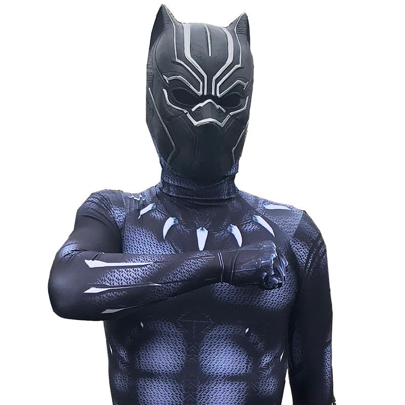 Black Panther Children's Cosplay Costume for Halloween and Christmas - Halloweez
