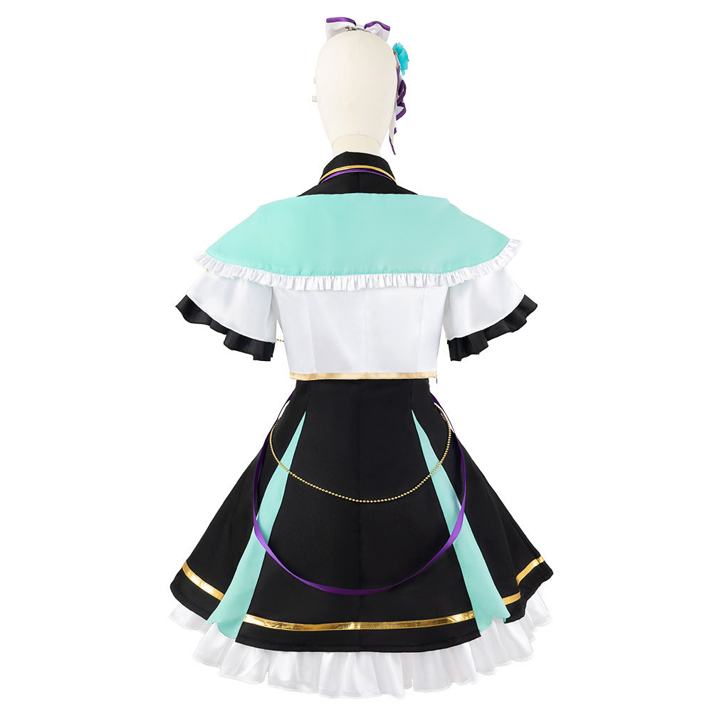 Virtual VTuber Elira Pendora Finana Ryugu Pomu Rainpuff Cosplay Dress - Anime Nijisanji EN Costume - Halloweez
