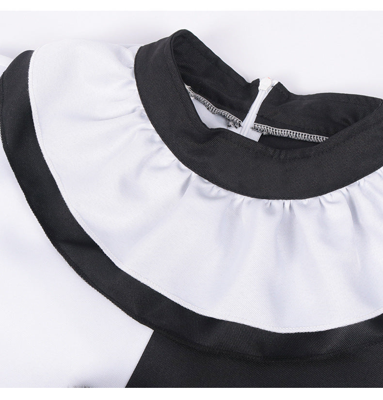 Spooky Halloween Christmas Killer Clown Cosplay Costume Set - Halloweez