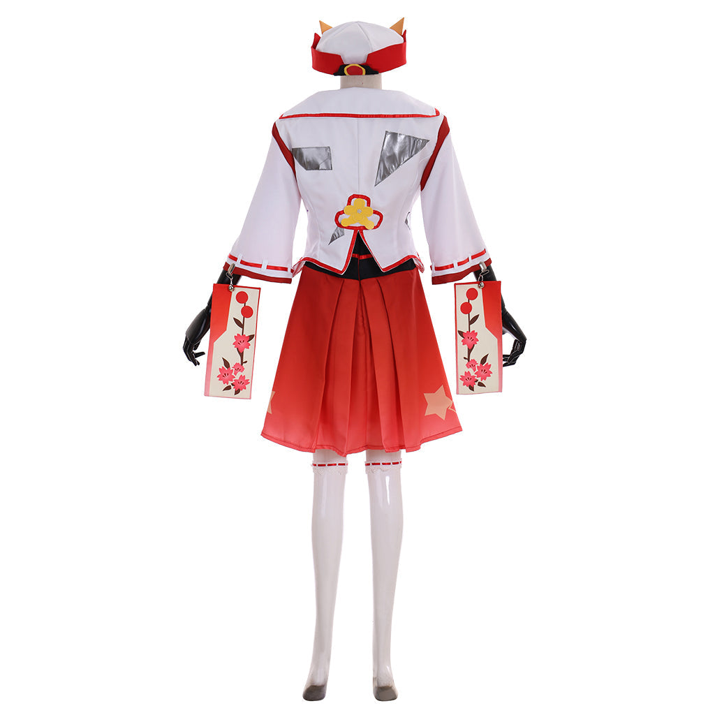 Halloweez Hyperdimension Neptunia Blanc Cosplay Costume | Elegant Adult Women Girls Blanc Dress Suit