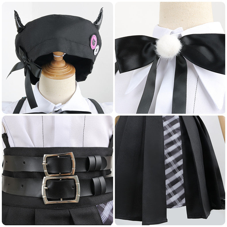 VTuber Tokoyami Towa Cosplay Costume Set - Anime VTuber Outfit for Fans - Halloweez