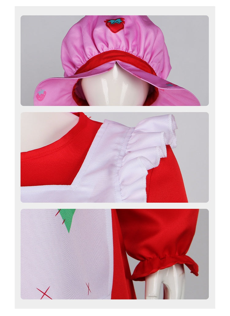Strawberry Sweetheart Macina Anime Cosplay Costume for Anime Fans
