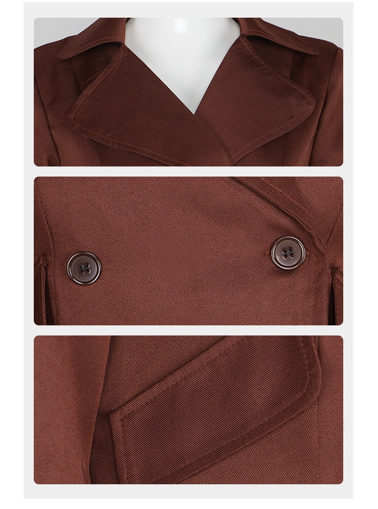 M3GAN/Meghan Cosplay Costume Adult & Kids Dress Coat Trench Same as American Movie - Halloweez