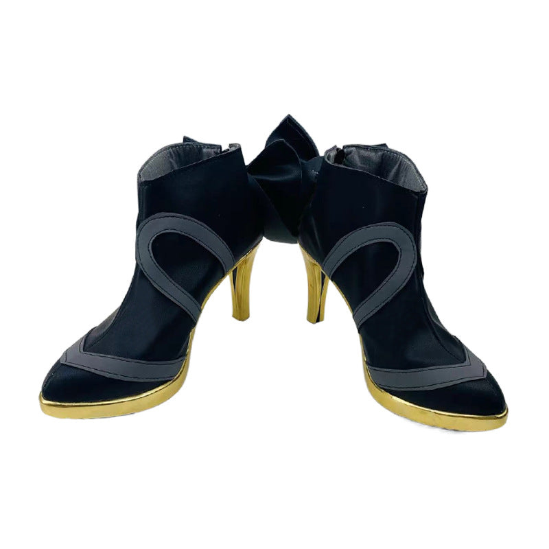 Genshin Impact Navia Cosplay Shoes for Anime Conventions and Performances - Halloweez