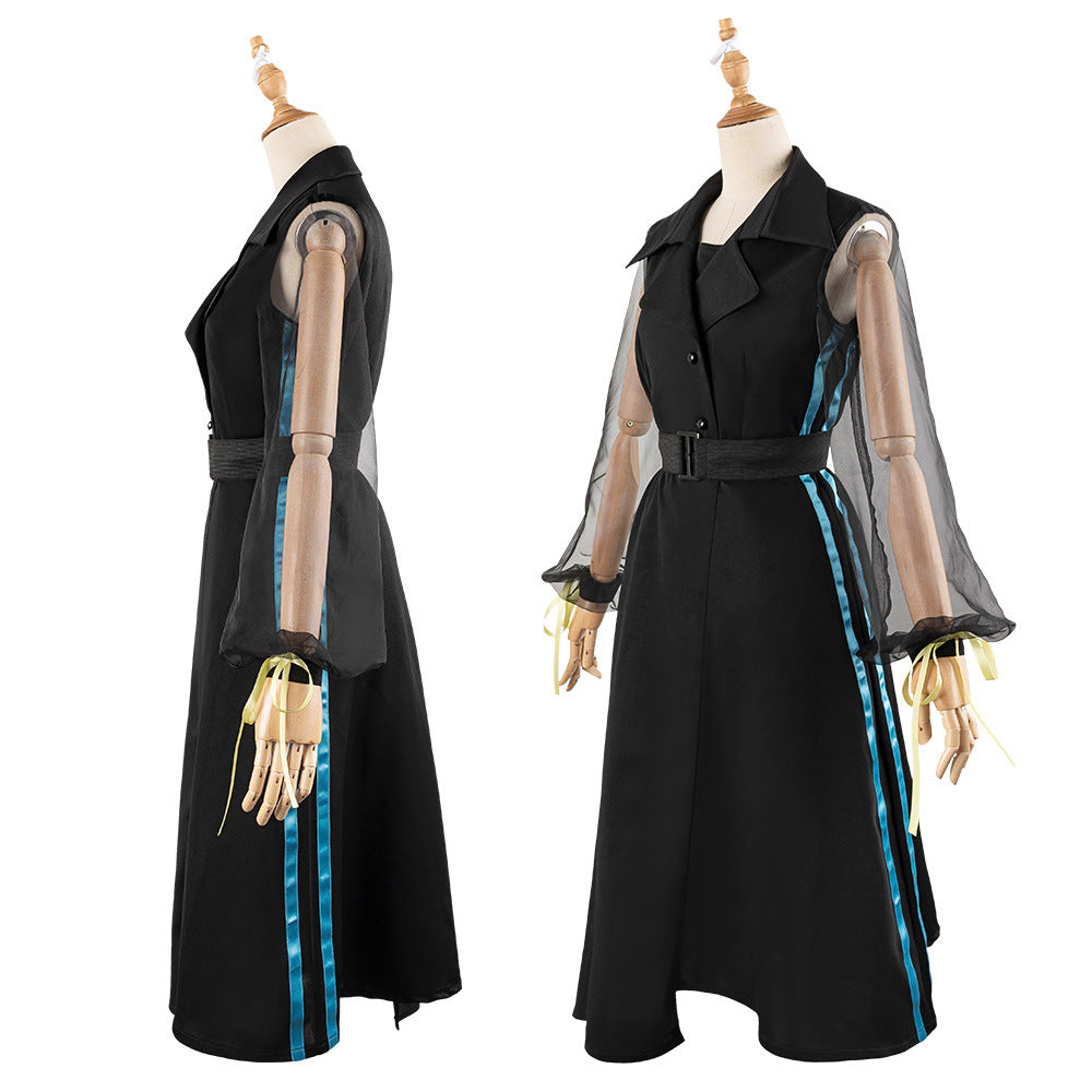 BanGDream MyGO Chihaya Anon 2D Cos Anime Women's Long Dress - Authentic Cosplay Costume - Halloweez