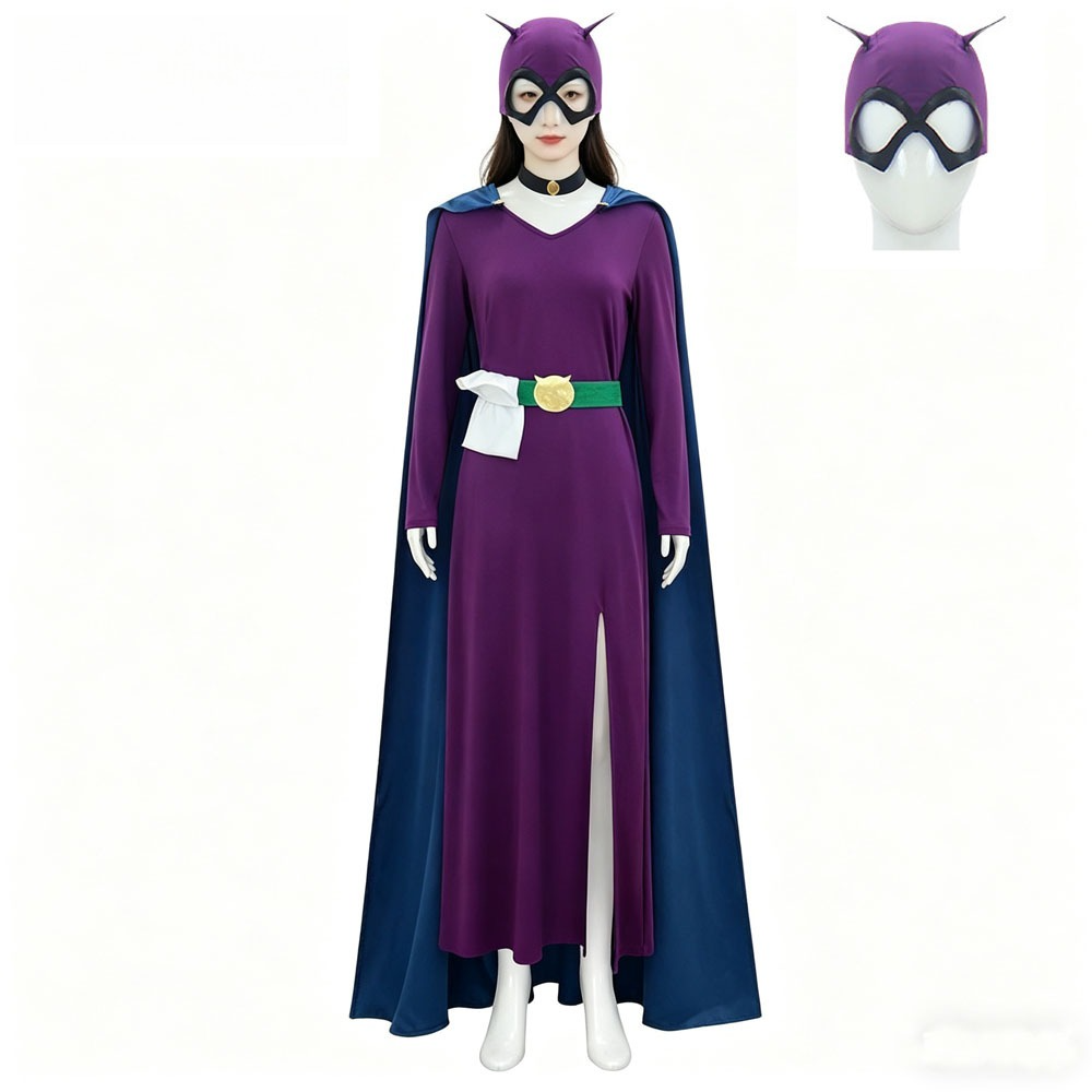 Batman Purple Catwoman Cosplay Costume Outfit for Halloween Role Play Cross-Border Stock - Halloweez