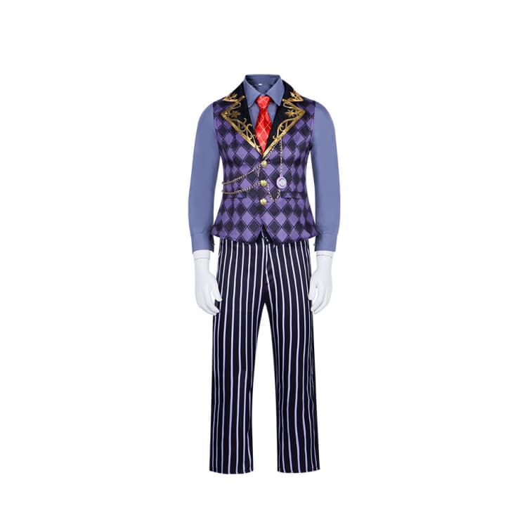 Fifth Personality Identity V Aesop Carl Mortician Cosplay Costume - Game Accurate Joker Outfit for Comic Con