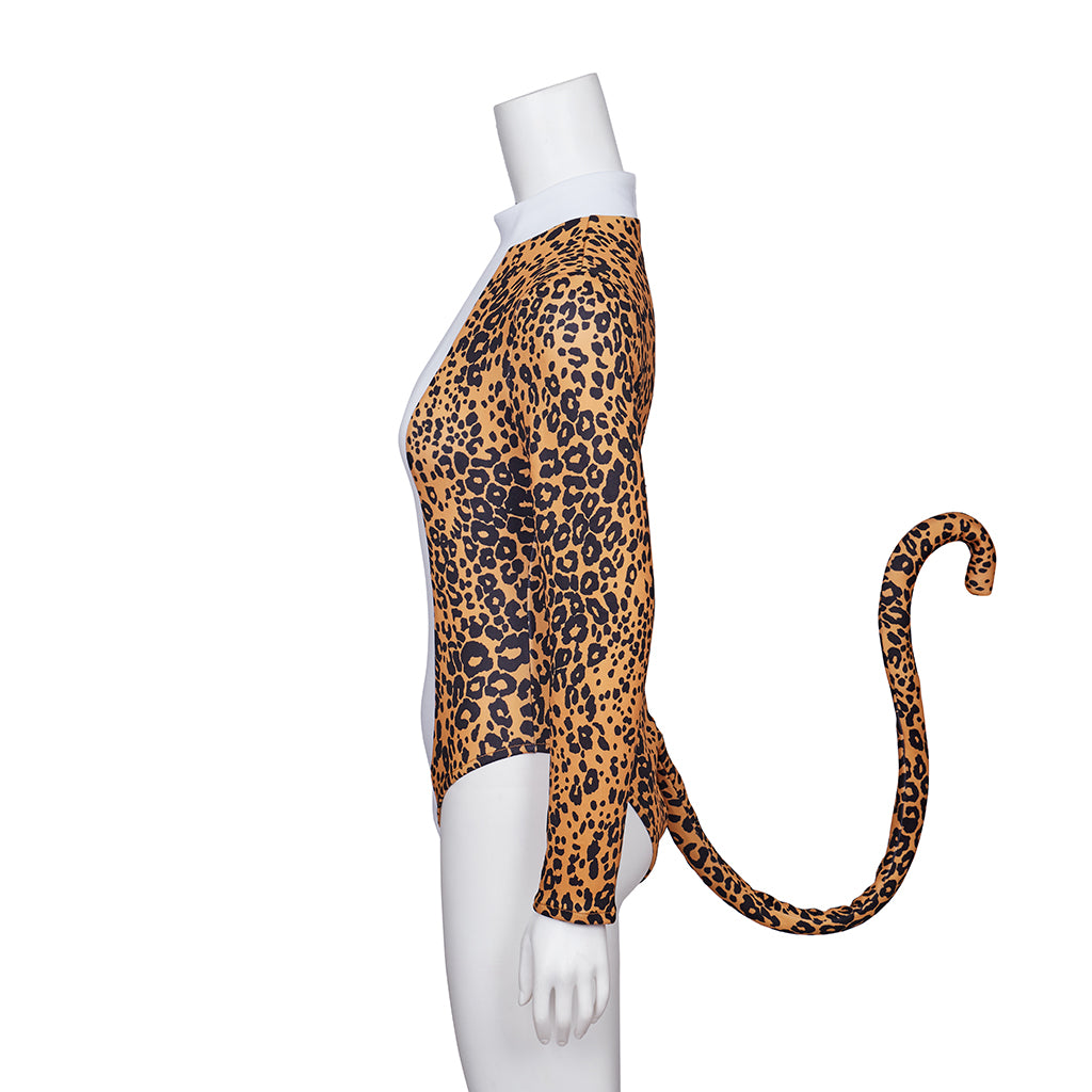 Halloweez Josie and the Pussycats Leopard Print Bodysuit | Cosplay Jumpsuit - Halloweez