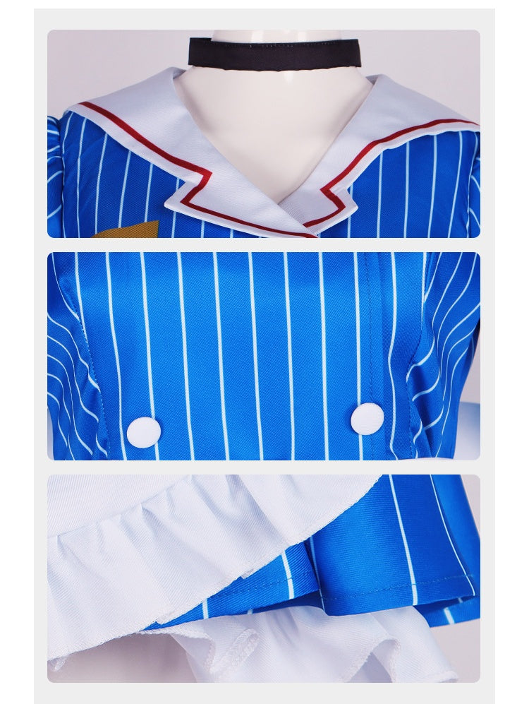 Hatsune Miku Cosplay Costume Vocaloid Anime Game Outfit Maid Dress