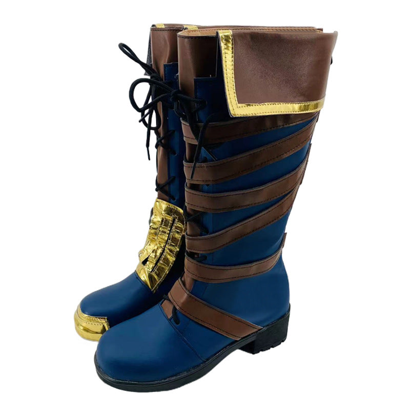 League of Legends: Arcane Vi Cosplay Shoes for Anime Conventions and Performances - Halloweez