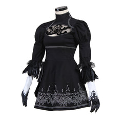 Halloweez Nier Automata Cosplay Costume - Yorha 2B Alluring Outfit | Game Cosplay Collection - Halloweez