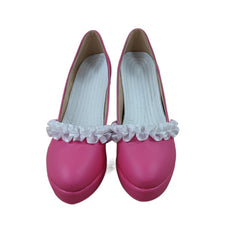 2127 Aikatsu! Ichigo Hoshimiya Aurora Kiss Cosplay Shoes for Anime Conventions - Halloweez