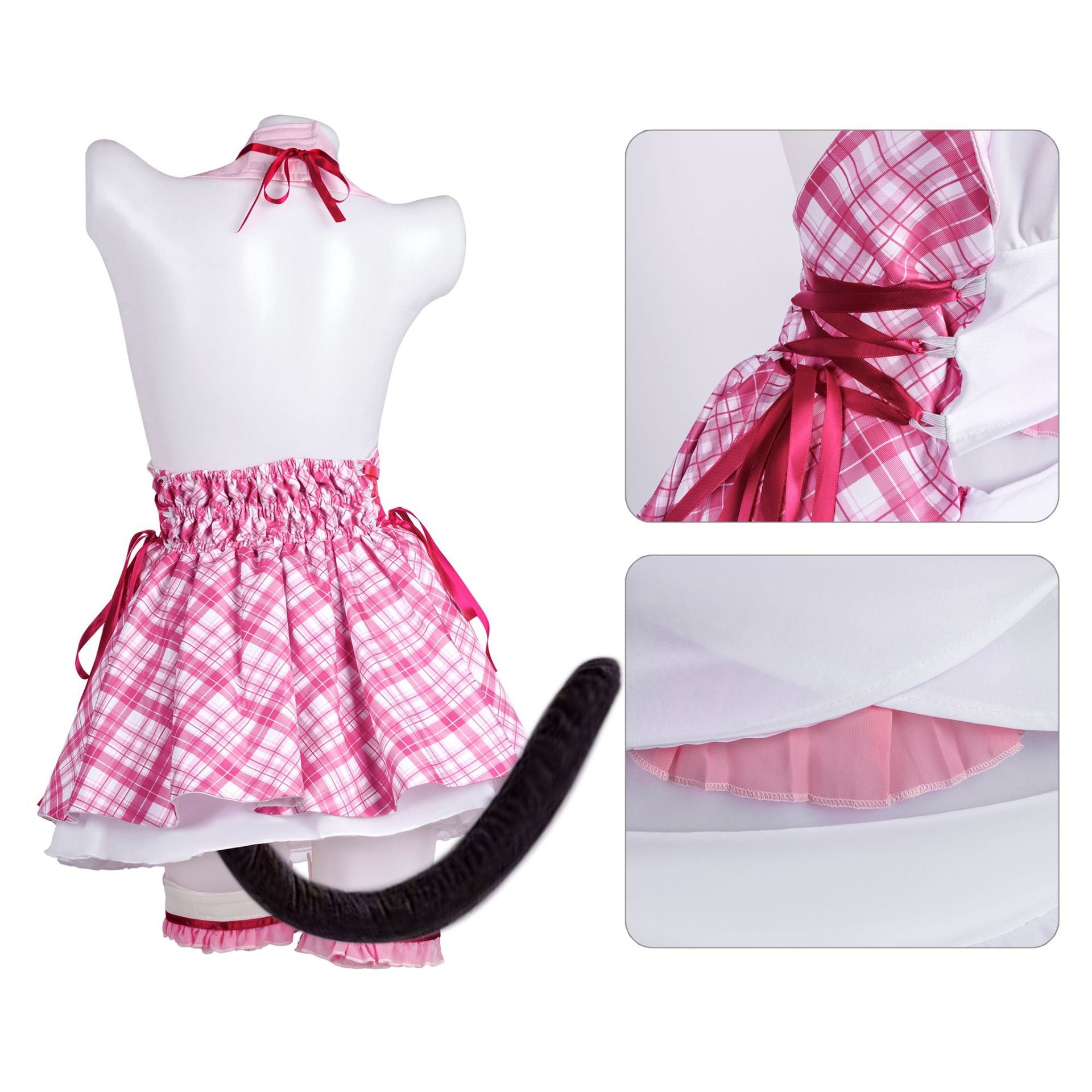 Cat Girl Paradise Anime Cosplay Dress Chocola Vanilla Stage Performance Outfit Daily Wear - Halloweez