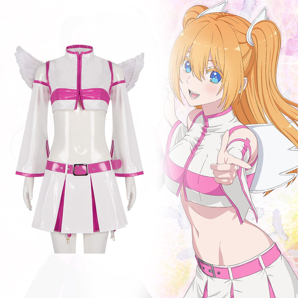 2.5 Dimensional Seduction Cosplay Costume Liliel Tachibana Mihari Amano Lilisha Angel - Halloweez