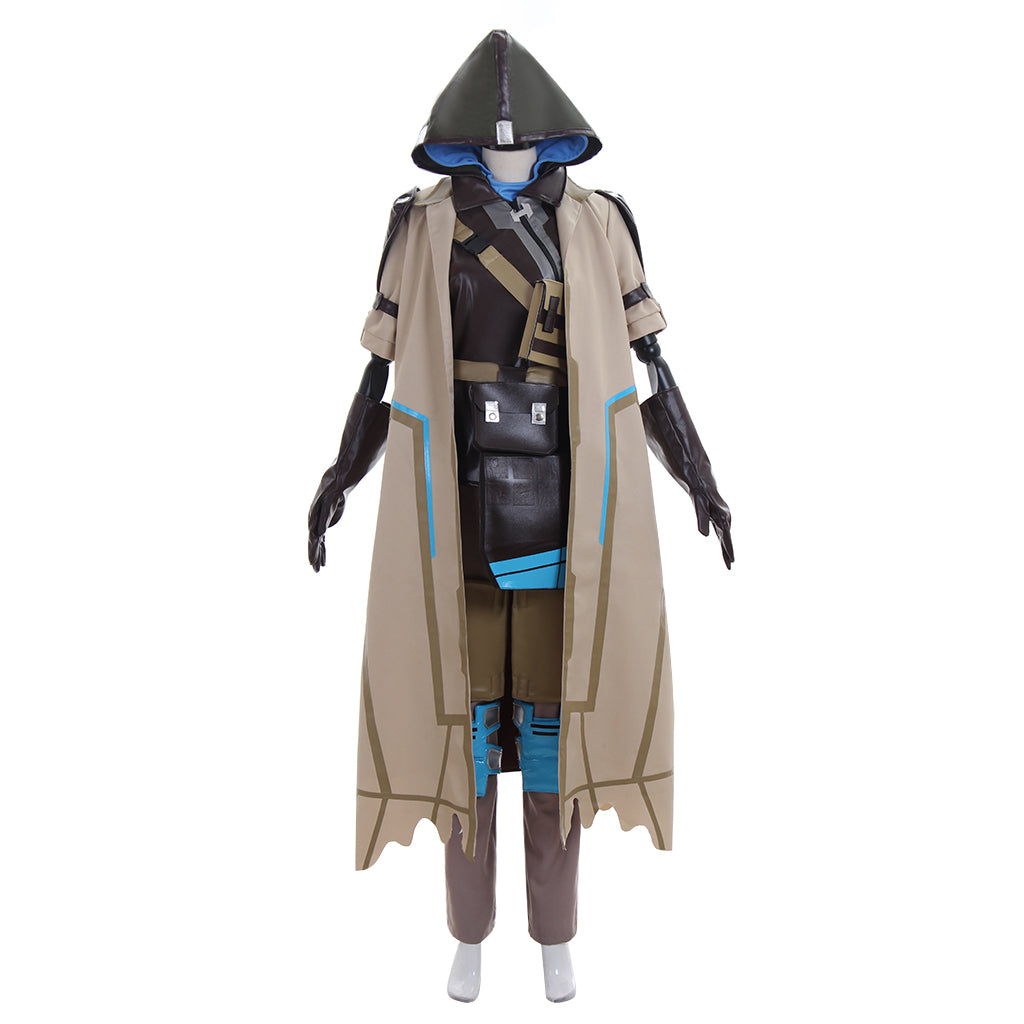 Halloweez Ana Cosplay Costume | Stylish Overwatch Character Outfit for Enthusiastic Cosplayers