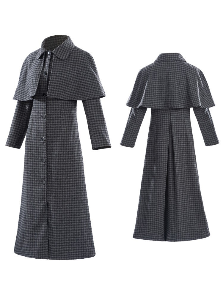 Wednesday Season 2 Cosplay Costume Addams Family Heroine Wool Coat Halloween - Halloweez