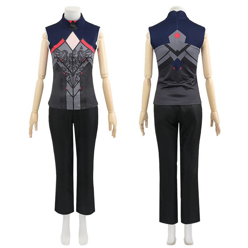 Rainbow vtuber Lauren Iroas Anniversary Anime Cosplay Costume Set - Nijisanji Collection - Halloweez