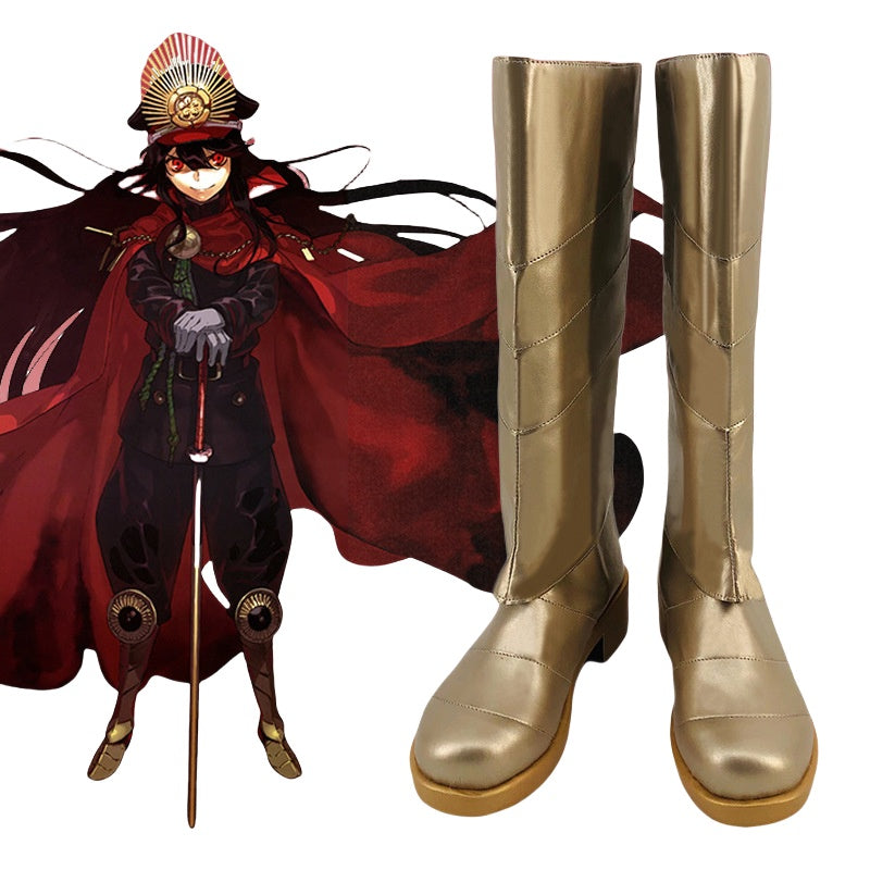 Fate Oda Nobunaga Cosplay Shoes for Anime Conventions and Performances - Halloweez