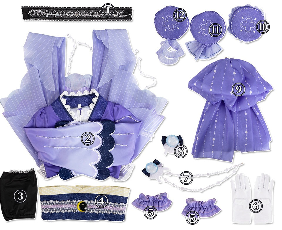 Renozora Hanaho Otomune Kozue Hyakusei Neko Anime Cosplay Jellyfish Dress - Halloweez