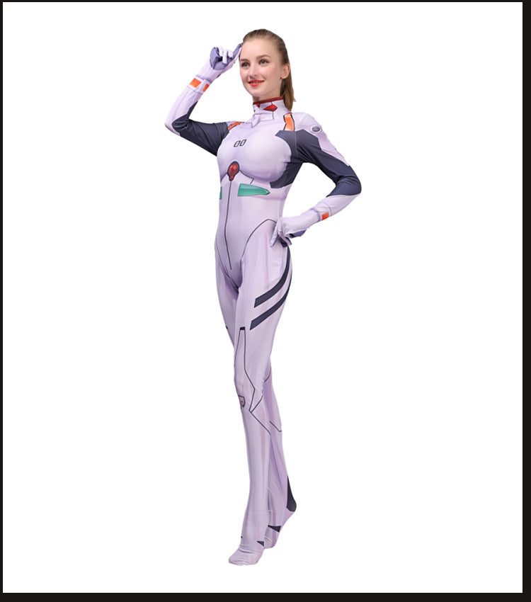 Rei Ayanami Asuka Langley Kaworu Nagisa EVA Cosplay Costume for Adults and Kids Halloween Performance