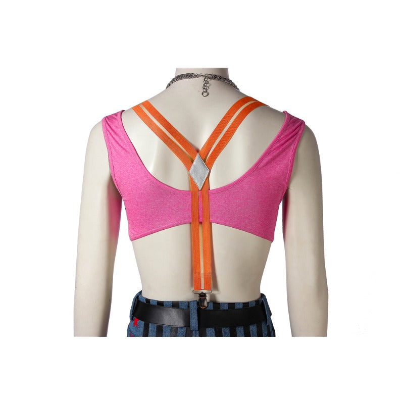 Halloweez Harley Quinn Rainbow Cosplay Costume - Top-Level Halloween Outfit