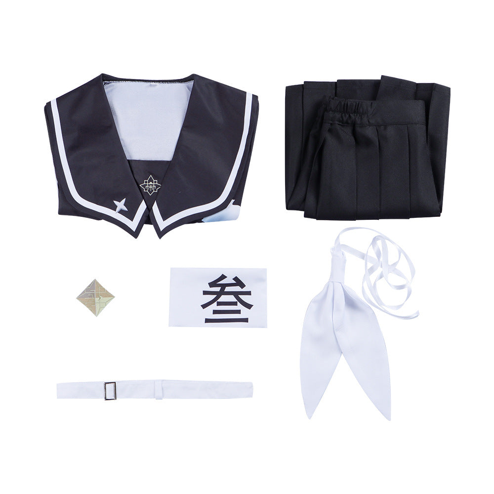Hundred Days War Chronicles Amamiya Taoru Cosplay Costume - Final Defense Academy Anime Comic Convention Outfit - Halloweez