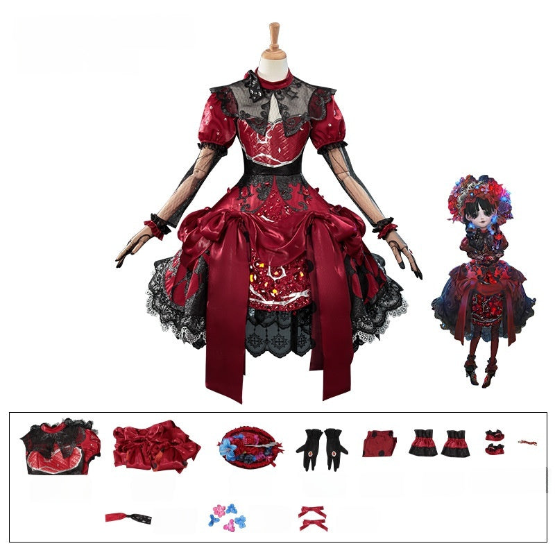 Fifth Personality cosplay costume Little Girl Pomegranate Butterfly Miss Identity V game same anime costume - Halloweez